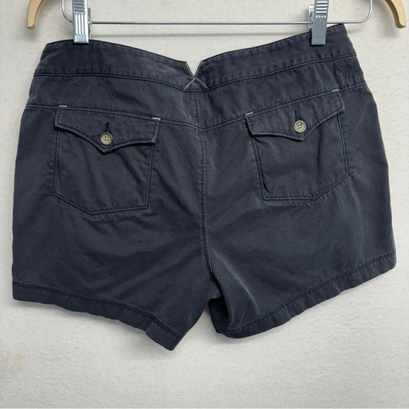 Ibex Organic Cotton Shorts Cross Buckle 8 Gray - Picture 2 of 7
